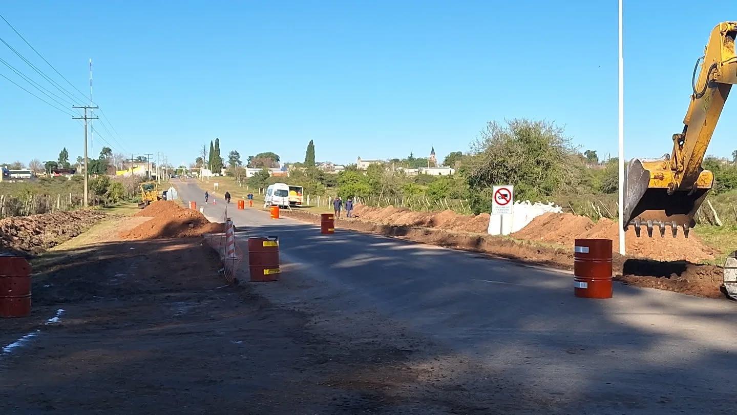 Avanzan las obras en el cruce de Ruta 23 y Tránsito Pesado en Caseros ...
